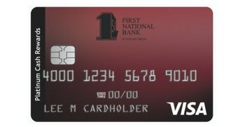 Sample Cash Rewards Platinum Credit Card
